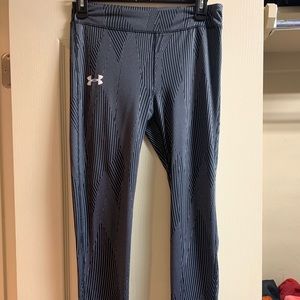 Under Armor striped leggings- full length